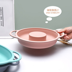 亞馬遜熱銷易脫模空心圓形蛋糕盤可懸掛易清洗包五金硅膠蛋糕模具