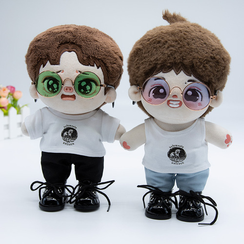 15cm20cm cotton doll glasses baby cloth bjd sunglasses toy doll doll clothes accessories accessories