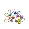 Children's elastic ponytail, cartoon hair rope, with little bears