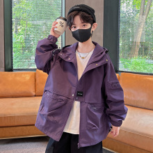 儿童装男童秋装外套2023新款中大童秋季男孩风衣春秋款帅气洋气潮