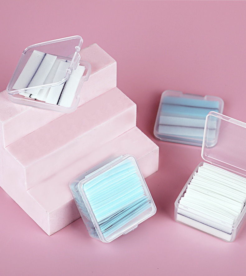 Self-adhesive temperature-sensitive jelly tape, glue-free self-adhesive false eyelashes, waterproof and sweat-proof, reusable eyelash replacement tape undefined