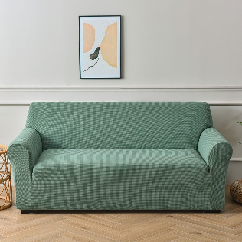 Waterproof high weight thickened four season all inclusive elastic sofa cover universal full cover chaise longue waffle sofa cover_voghion.com