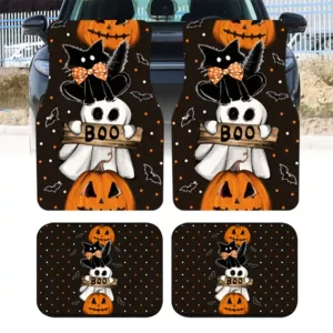 Halloween temalı cizgi filmi avtomobil döşəmələri, asan təmizlənən, aşınmaya davamlı.