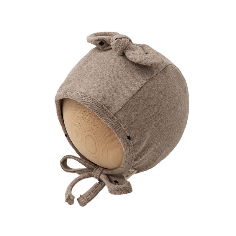 Children's autumn cute hat girl's with bow, Korean style