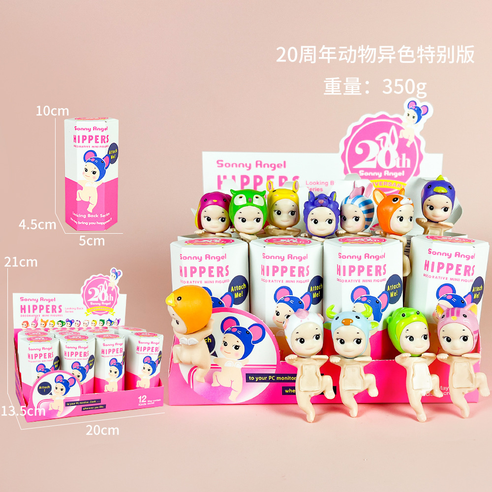 Figuras decorativas transfronterizas – adornos de coche o móvil, muñecos animados hechos a mano, venta por lotes