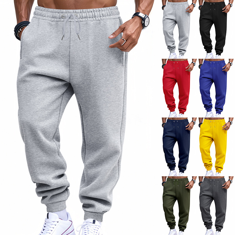 Cross-border Amazon American Men's Four Seasons Thin terry Classic Sports Leisure Jogging Training Fitness Pants Men