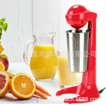 Double-Headed Milkshake Machine Coffee Frother Milk Blender Home Kitchen Electric Stainless Steel Milk Frother