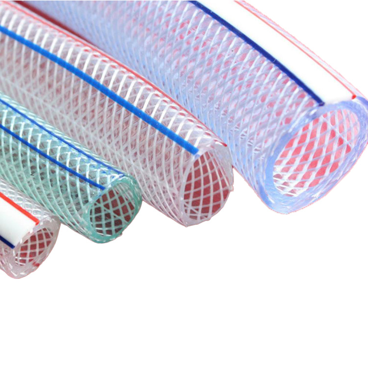 PVC woven fiber reinforced snake skin hose mesh water pipe, garden greening garden pipe, transparent
