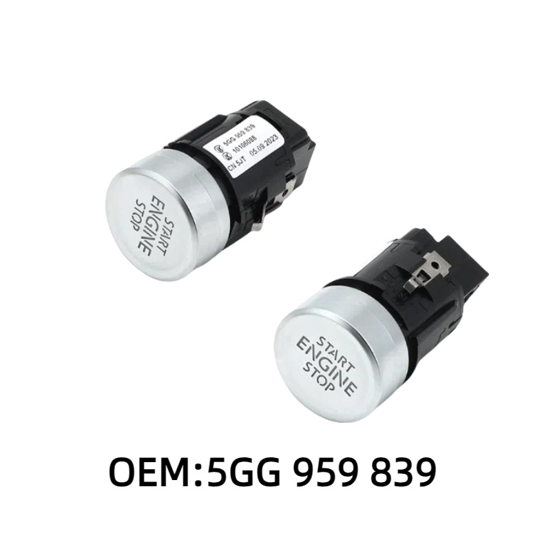 One-Touch Start Ignition Switch Button 5G1959839A Suitable for Volkswagen Golf 7