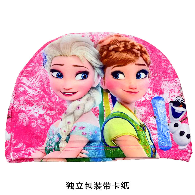 Gorro de natación al por mayor Gorro de natación de tela unisex Gorro de natación de secado rápido con estampado de aguas termales para niños adultos