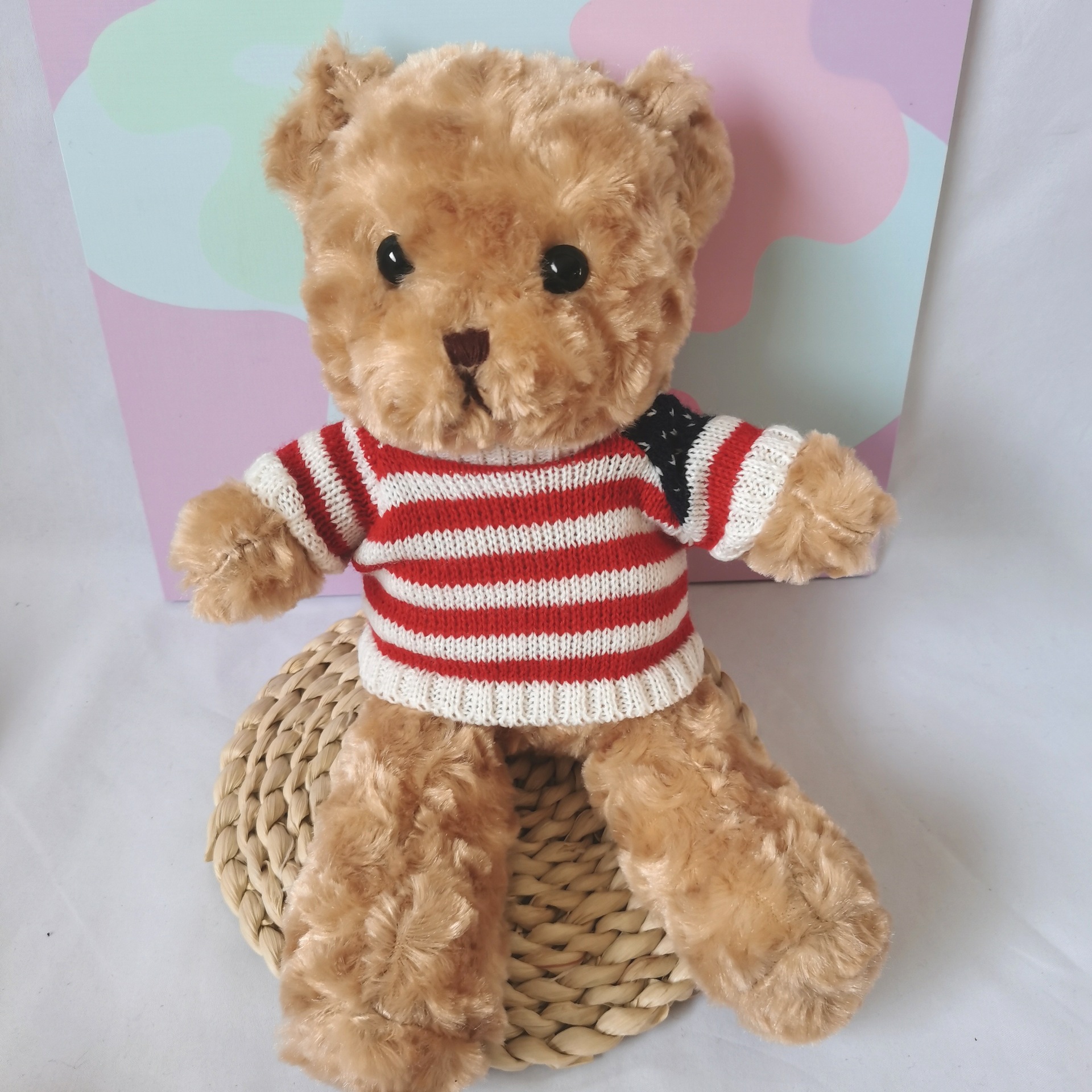 Oso de peluche vestido Oso de peluche muñeca Oso de trapo abrazo Panda juguetes de peluche regalos fabricantes al por mayor