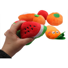 Pet products, dog chews, fruit and vegetable plush toys, direct sales from manufacturers, bite-resistant, cute, chewing, tearing and fun