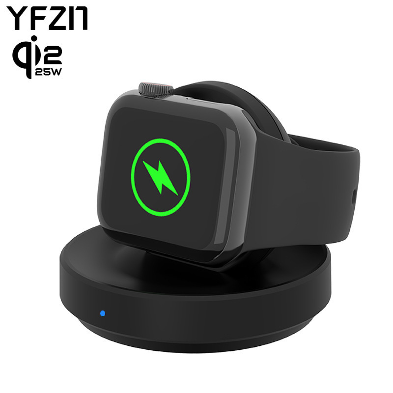 Suitable for Apple Samsung Fitbit Watch Wireless Charging Base Portable Compact Desktop Charging Wireless Charging Head Suitable for Apple Samsung Fitbit Watch Wireless Charging Base Portable Compact Desktop Charging Wireless Charging Head