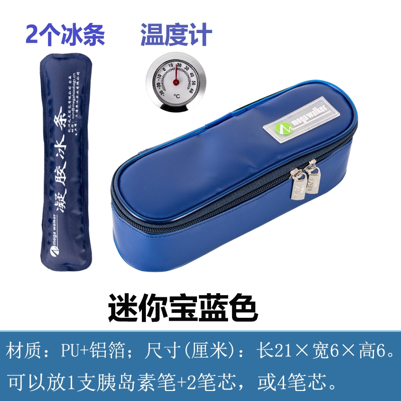 Cooled handheld travel ice bag, small thermal bag