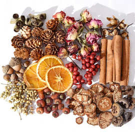 天然干果材料叶子标本相框手工diy干花组合材料包圣诞节装饰果子