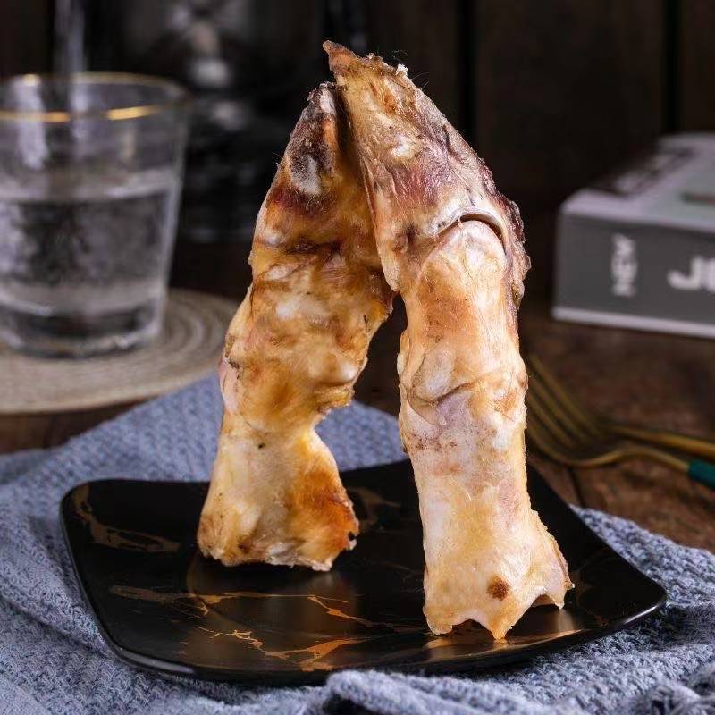 Snack para perros, palillos de dientes, hueso de vaca resistente a la mordida, aliento, calcio, hueso de vaca, artículos para perros de tamaño mediano y grande