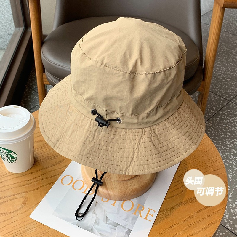夏季防水可折叠包包渔夫帽便携可收纳户外帽子男女通用登山帽|undefined