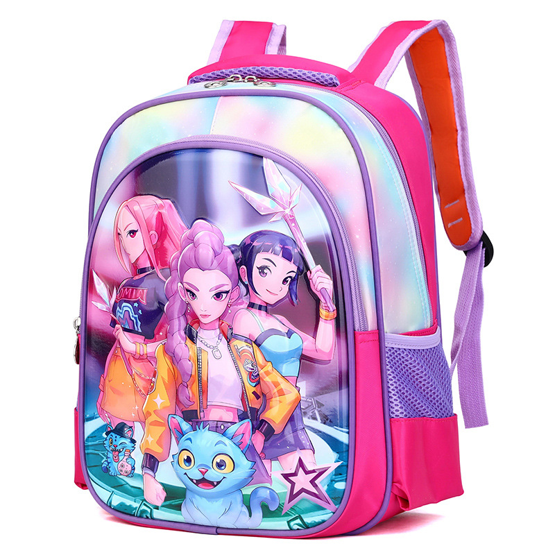 Nueva mochila infantil de dibujos animados jardín de infantes mochila de cáscara dura 3D animación estereoscópica mochila transpirable para niños y niñas estudiantes de primaria