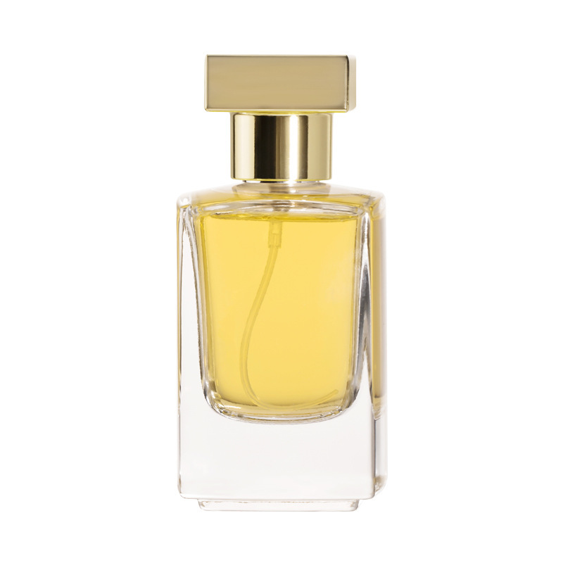 厚底ガラスボトル 50ml 香水ボトル スクエア厚底スプレーボトル 新型 ABS 加重蓋を供給します。|undefined