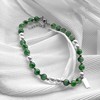 Retro necklace jade from pearl for beloved, advanced summer chain for key bag , accessory, Chinese style, simple and elegant design, high-quality style