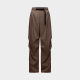 Cool leather overalls! Women's Dropping Paratrooper Pants Quick-drying Functional Sun-protection Pants Spring and Summer Wide-leg Pants Casual Pants