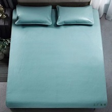 牛皮凉席头层水牛皮夏季加厚1.5m儿童床垫床三件套席子牛皮席