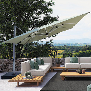Cross-Border Parasol Outdoor Large Umbrella 4* 4m Classy House Garden Outdoor Sun Umbrella Terrace Courtyard Umbrella