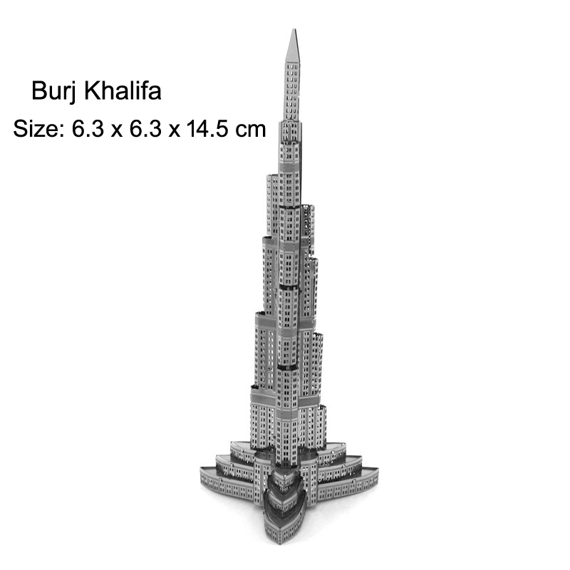 Aipin 3D metal 3D puzzle Building series Notre Dame de Paris belleza durmiente Castillo asamblea modelo regalo cumpleaños
