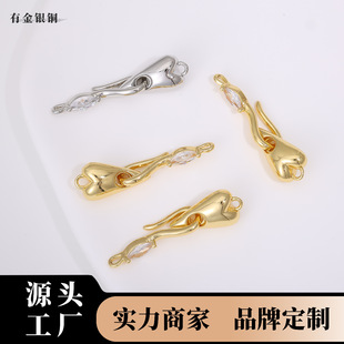 18K���������ɫ������O+T��朽ӿ�diy��������朲������