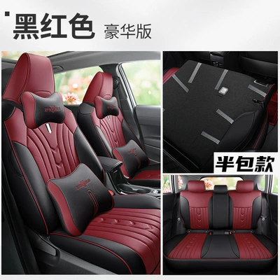 2022 Model 2.0L Full-Coverage Seat | Modelə uyğun (Original) oturacaq örtükləri - black-red-deluxe-edition-corolla-sharp-special-five-seater-fully-surrounded