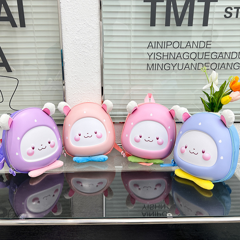 Nuevo lindo pequeño conejo mochila mochila infantil bebé dibujos animados modelado clase pequeña mochila casual para niños y niñas
