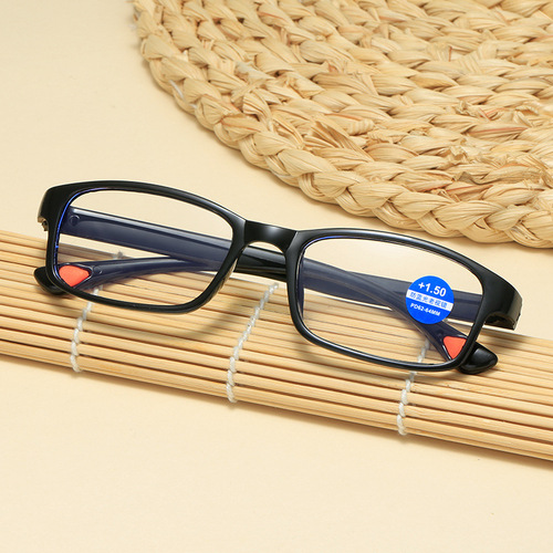Anti-blue light reading glasses running street stalls wholesale ultra-light high-definition reading glasses fashionable portable reading glasses for the elderly