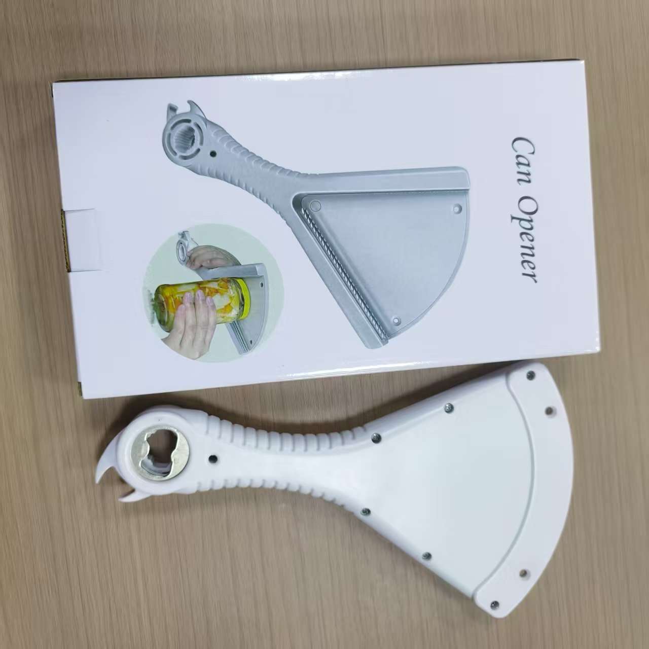 New Effort-Saving Can Opener With Handle, 2 In 1 Bottle & Can Opener_voghion.com