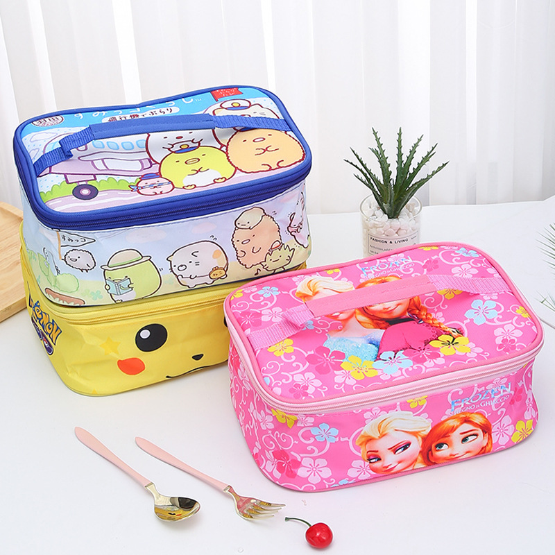 Hellokitty Kulomi Cute Children Lunch Box Bag Portable Lunch Bag Corner Insulation Bag Lunch Box Lunch Bag