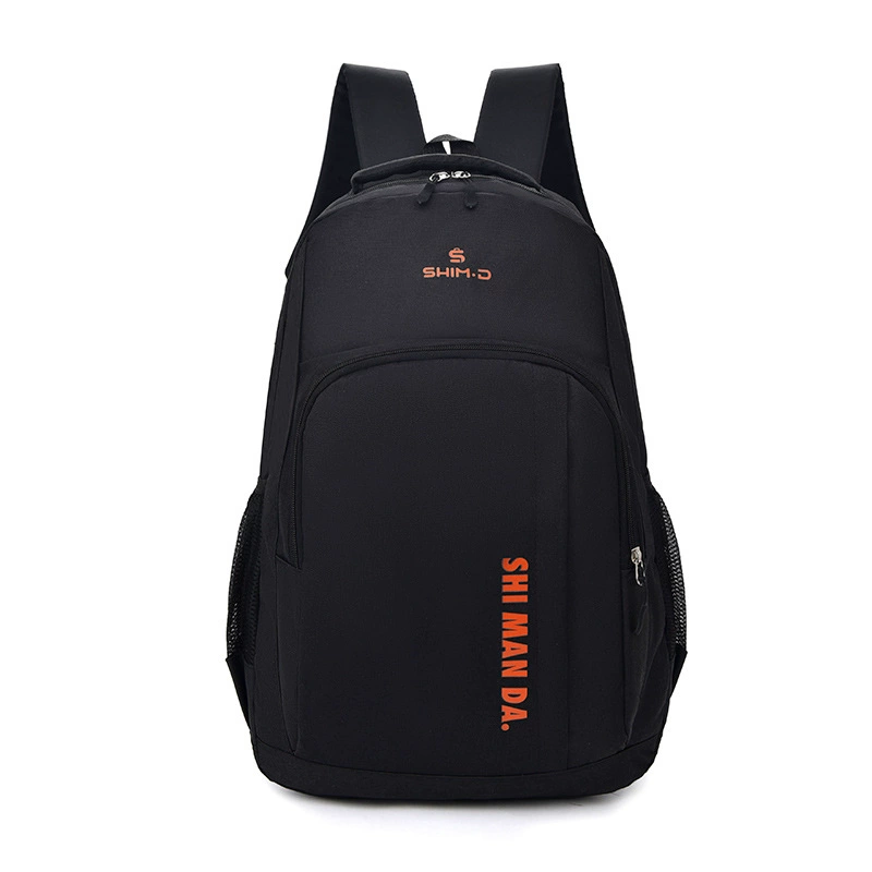 Capacious backpack for leisure, school bag for elementary school students, laptop, for import, simple and elegant design, business version, wholesale