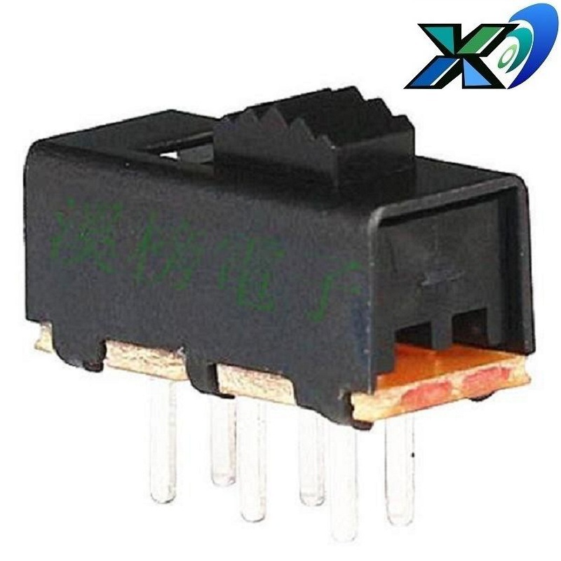 两档滑动开关档位清   立式拨动开关2位六脚  拨动开关两档手感好