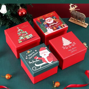 Christmas Box Christmas Gift Box Empty Box Christmas Eve Packaging Box Small Apple Box Large Gift Box Candy Gift Box