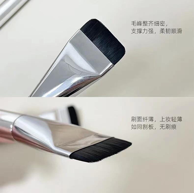1字ファンデーションブラシ超薄型パウダーブラシ洗浄ブラシ化粧ブラシ粉無痕ファンデーションブラシ化粧道具コンシーラーブラシ|undefined