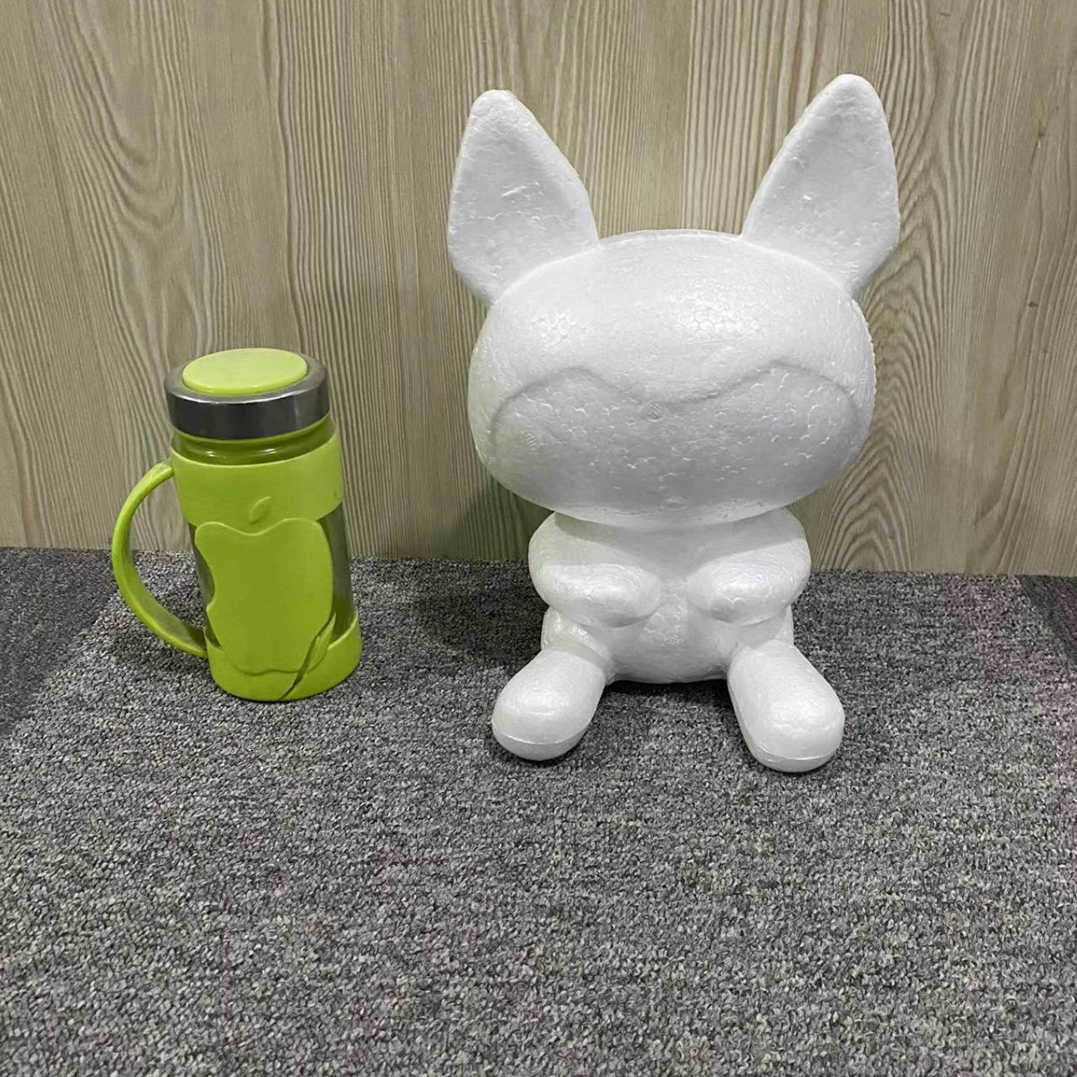 Oso Rosa molde oso modelo embrión blanco Qixi Día de San Valentín EPS Poli Dragón blanco espuma oso Clavel