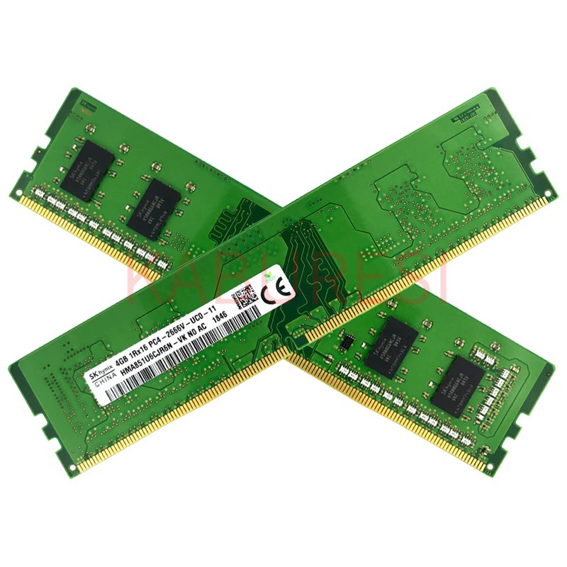 Hynix DDR4 4G 2666MHz планка памяти для настольного компьютера HMA851U6CJR6N-VK