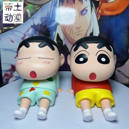 Crayon Shin-Chan Mobile Phone Holder Lazy Mobile Phone Holder Hand Model Cute Desktop Ornament Doll with Soil Animation