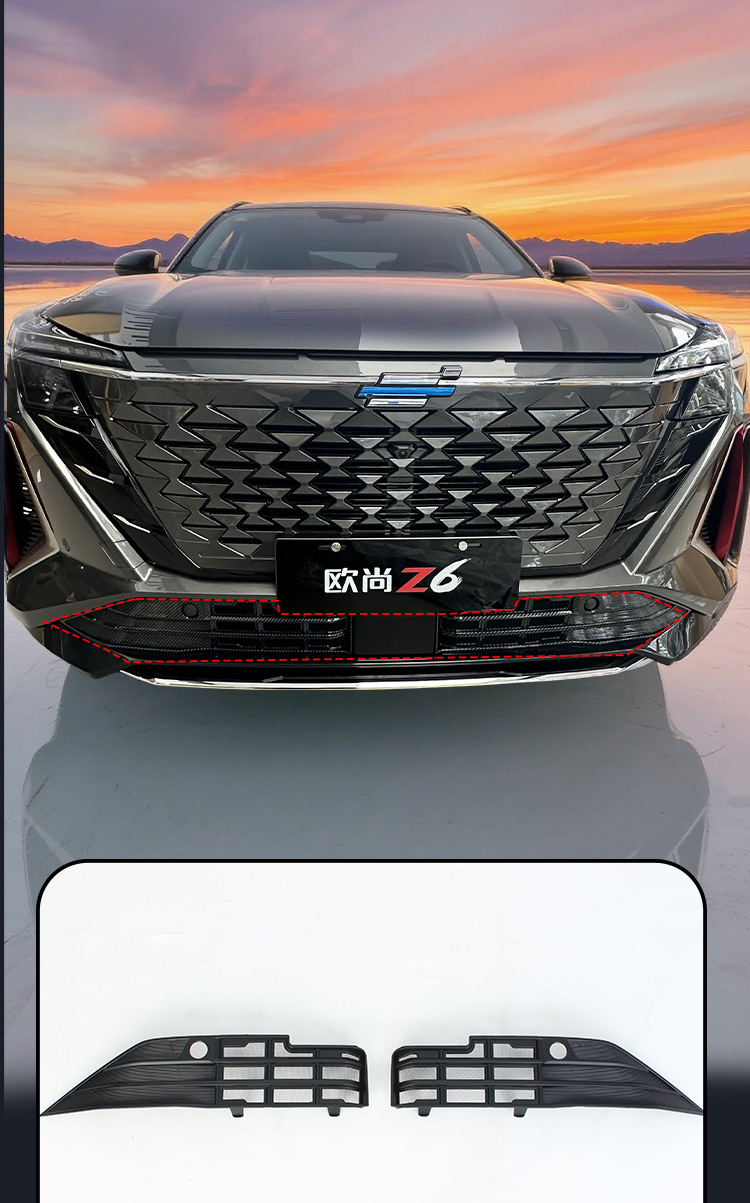 Changan Oushang Z6 anti-insect net, front bumper radiator protection net, front grille exterior modification accessories, non-destructive and detachable
