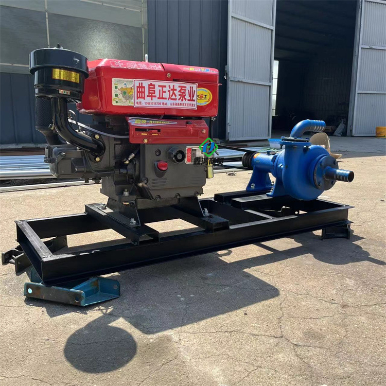 4寸泥沙吸沙泵 河道抽沙泵 卧式柴油抽沙泵
