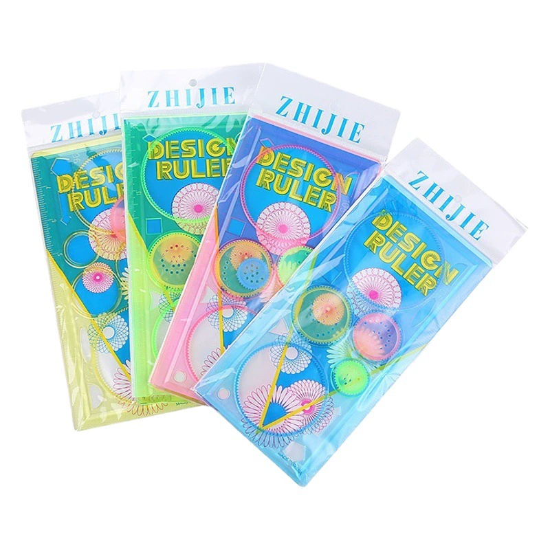 Набор многофункциональных линеек для рисования для детей и учащихся начальных классов — шаблоны для рисования и многофункциональный набор линеек-досок для рисования