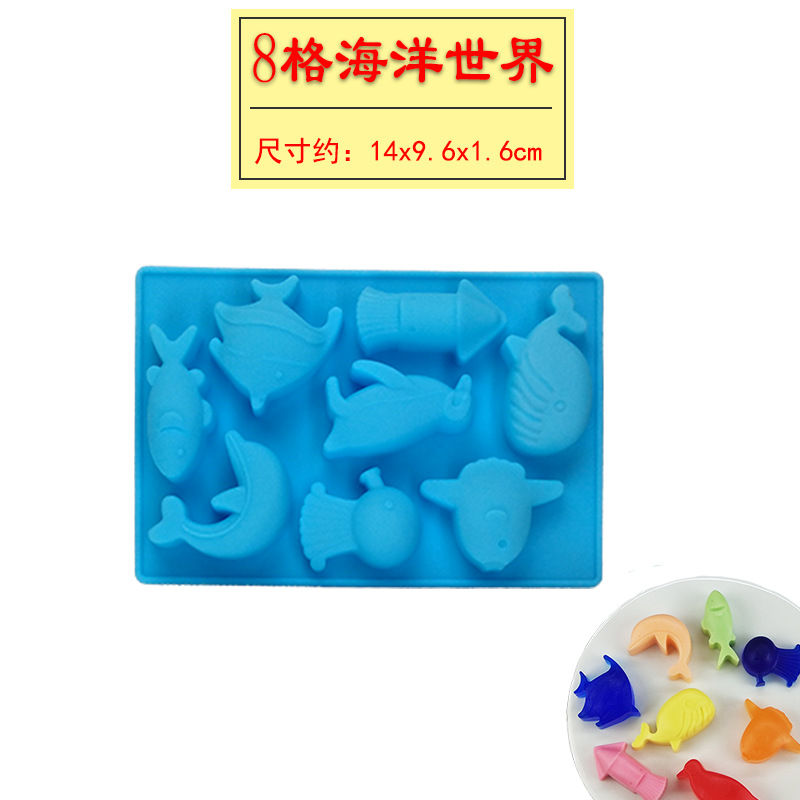 Molde de silicona para pudín gelatina chocolate y jabón DIY