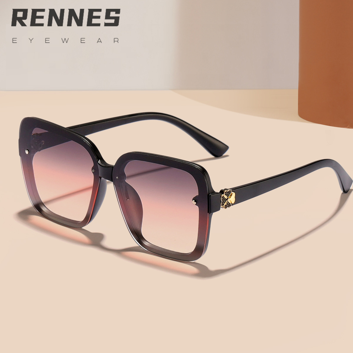 2024 nuevas gafas de sol de lujo ligeras con marco generoso transfronterizo para mujeres, modelos de pasarela europeos y americanos, gafas de sol al aire libre de moda de moda