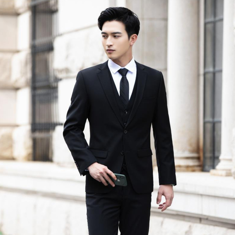 Traje traje de los hombres mejor hombre traje hermanos traje chaqueta novio boda negocio casual profesional traje formal otoño