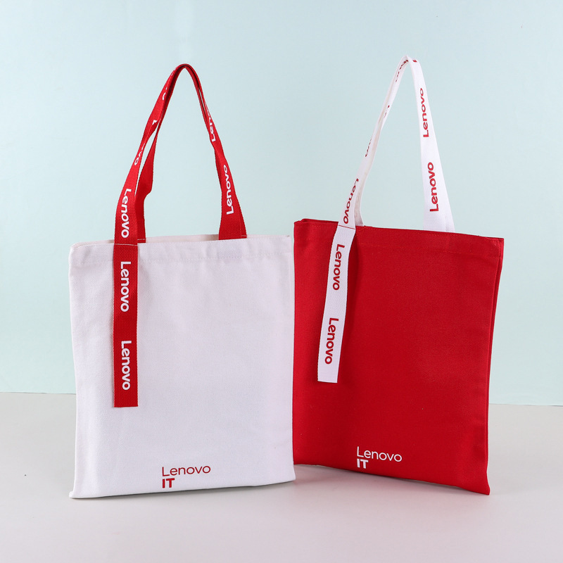 收纳帆布包印logo批发亚马逊跨境帆布袋单肩手提袋购物棉布袋便携