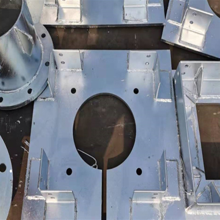 Fabricante de suministro de placa de aluminio brida de bloque sísmico viga de acero puente piezas incrustadas