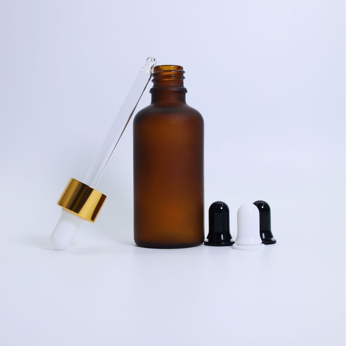 18牙胶头黑色白色 胶头滴管 玻璃滴管